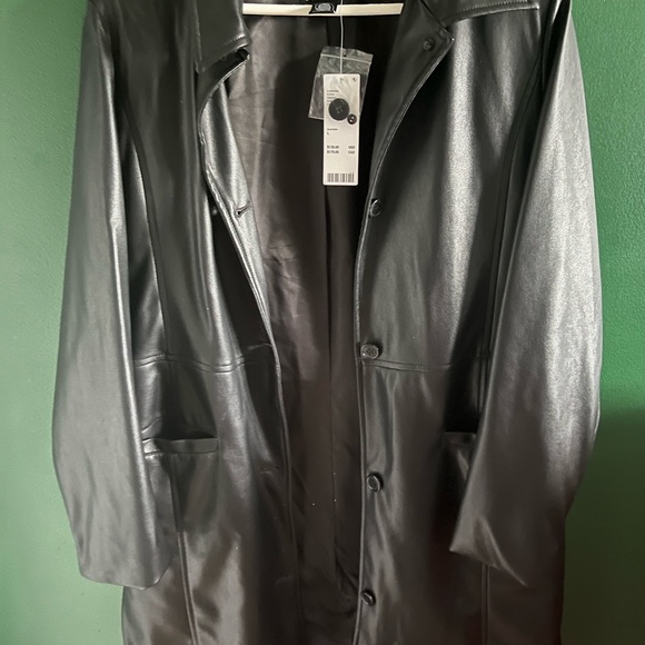 LARGE UO Tessa Faux Leather Jacket - Picture 4 of 4
